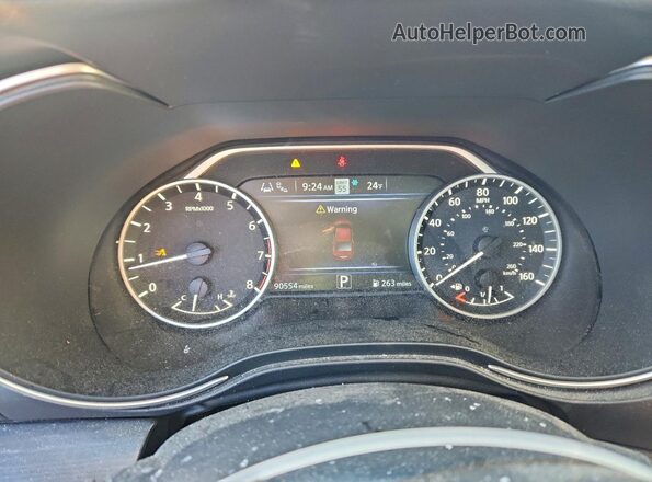 1N4AA6FV3LC386414 2020 NISSAN MAXIMA PLATINUM Black Вид щитка приладів