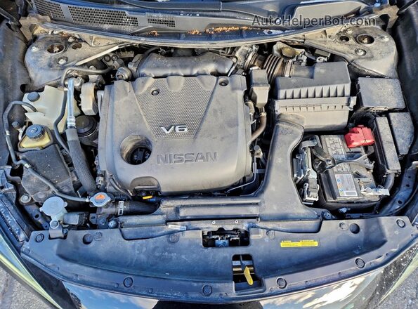 1N4AA6FV3LC386414 2020 NISSAN MAXIMA PLATINUM Black Вид задньої частини салону