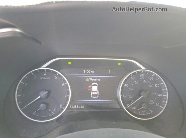 1N4AA6FV3MC508626 2021 NISSAN MAXIMA PLATINUM Черный Вид щитка приборов