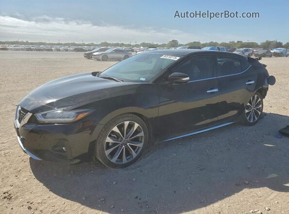 1N4AA6FV3MC508626 2021 NISSAN MAXIMA PLATINUM Черный Передняя левая четверть