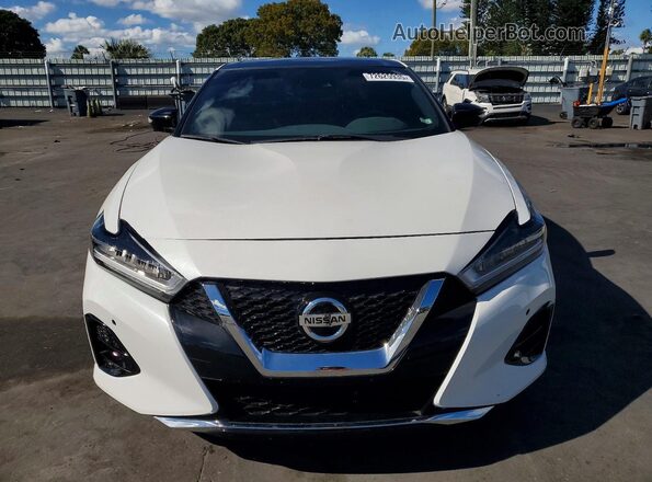 1N4AA6FV5LC384910 2020 NISSAN MAXIMA PLATINUM Белый Вид спереди