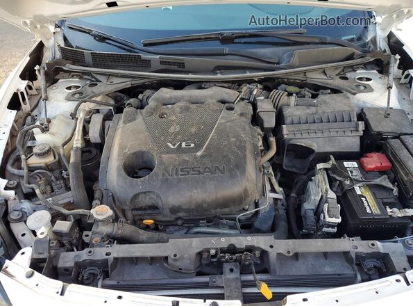 1N4AA6FV5LC384910 2020 NISSAN MAXIMA PLATINUM Белый Вид задней части салона