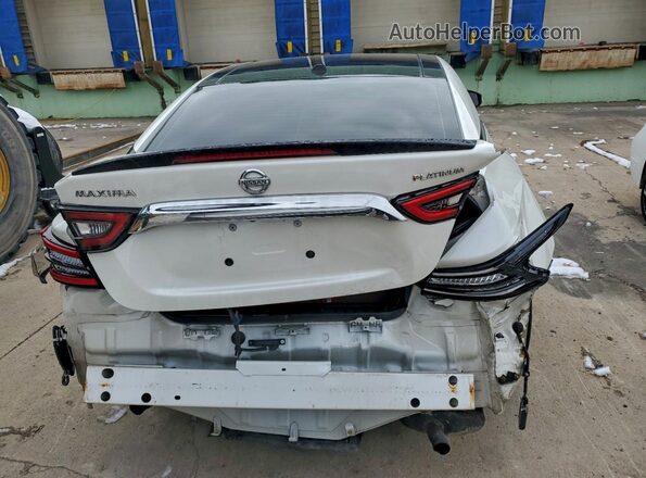 1N4AA6FV7LC377263 2020 NISSAN MAXIMA PLATINUM Белый Вид сзади