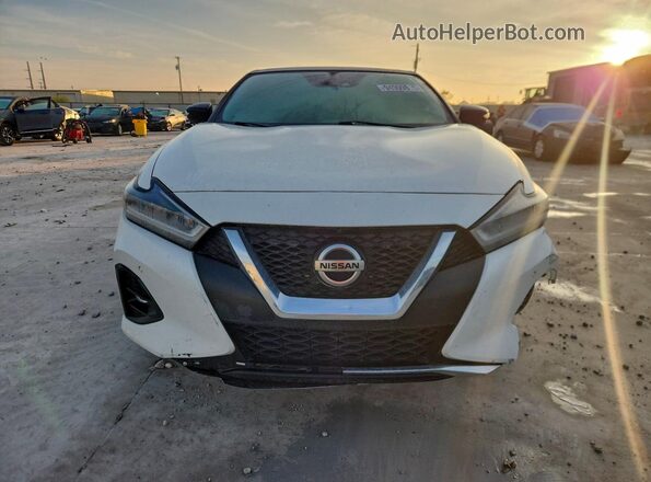 1N4AA6FV8LC363856 2020 NISSAN MAXIMA PLATINUM Белый Вид спереди