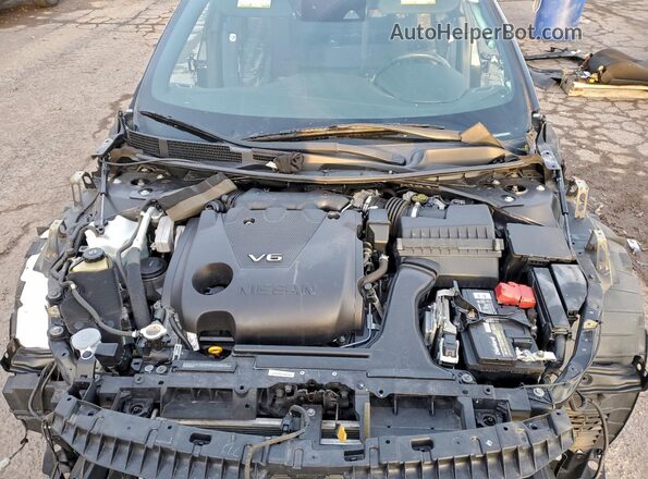 1N4AA6FV9LC375594 2020 NISSAN MAXIMA PLATINUM Черный Вид задней части салона