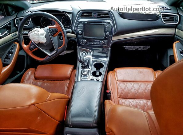 1N4AA6FVXLC369352 2020 NISSAN MAXIMA PLATINUM Черный Вид панели приборов