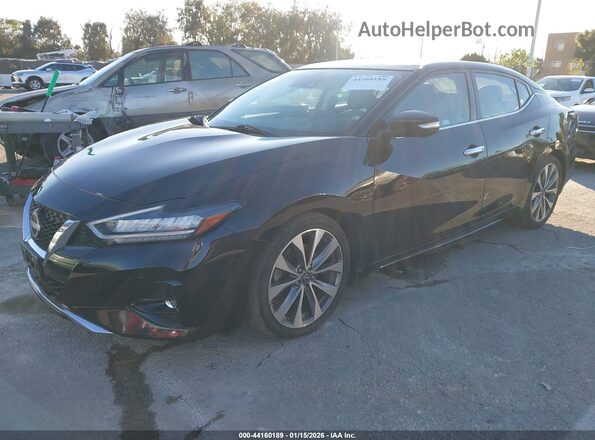 1N4AA6FVXPC501323 2023 NISSAN MAXIMA PLATINUM Черный Передняя левая четверть