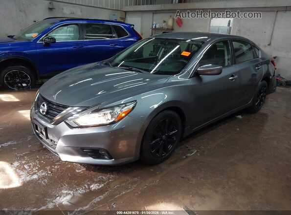 1N4AL3AP6JC257761 2018 NISSAN ALTIMA Серый Передняя левая четверть