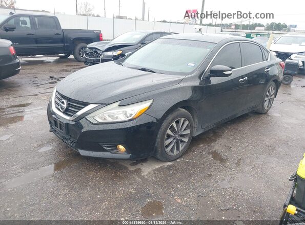 1N4AL3AP9HC201498 2017 NISSAN ALTIMA Черный Передняя левая четверть