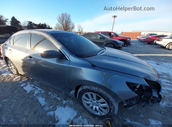 1N4AL3AP9JC293704 2018 NISSAN ALTIMA Серый Передняя правая четверть