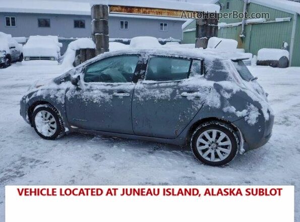 1N4AZ0CP3GC310662 2016 NISSAN LEAF Угольный Задняя левая четверть