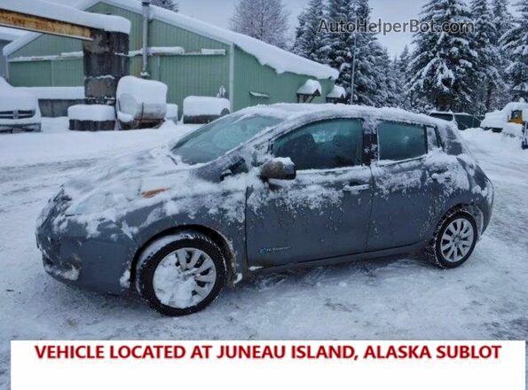 1N4AZ0CP3GC310662 2016 NISSAN LEAF Угольный Передняя левая четверть