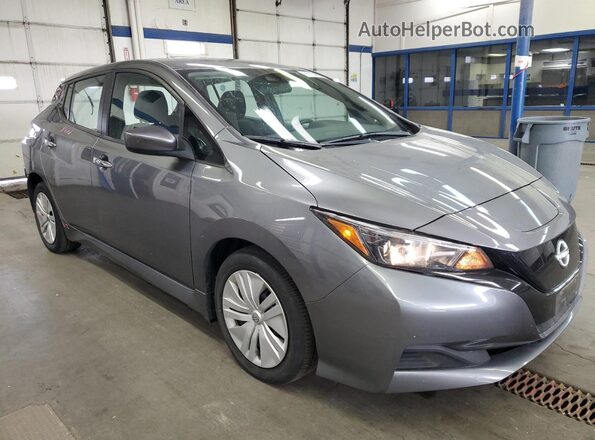 1N4AZ1BV2PC554941 2023 NISSAN LEAF Gray Delantero derecho
