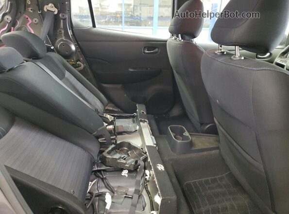 1N4AZ1BV2PC554941 2023 NISSAN LEAF Gray Vista de los asientos traseros