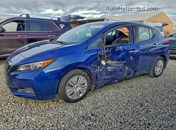 1N4AZ1BV2SC557573 2025 NISSAN LEAF Синий Передняя левая четверть