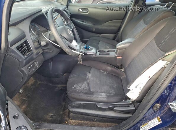 1N4AZ1BV2SC557573 2025 NISSAN LEAF Синий Вид салона спереди