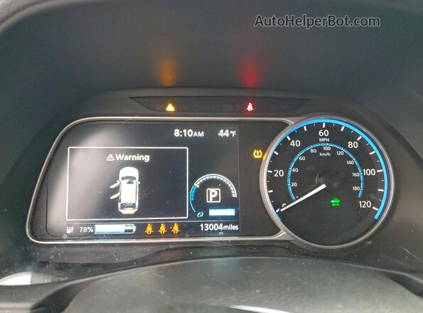 1N4AZ1BV2SC562112 2025 NISSAN LEAF Синий Вид щитка приборов