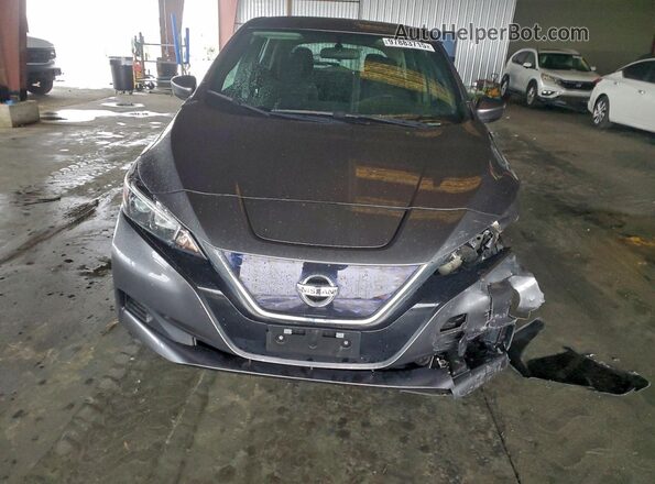 1N4AZ1CP2KC320467 2019 NISSAN LEAF Серый Вид спереди