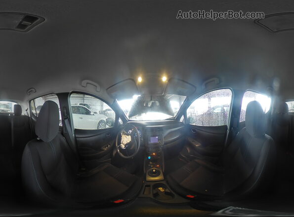 1N4AZ1CP2KC320467 2019 NISSAN LEAF Серый Вид наклейки с VIN-кодом
