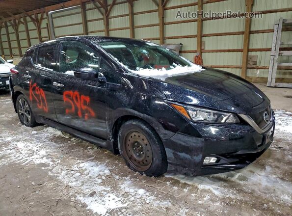 1N4AZ1CP4JC302356 2018 NISSAN LEAF Black Przód prawy