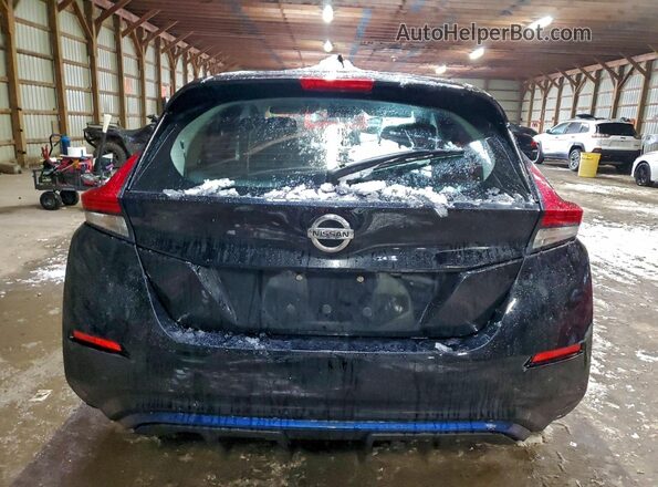1N4AZ1CP4JC302356 2018 NISSAN LEAF Black Widok z tyłu