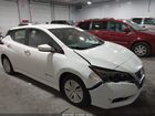 2018 Nissan Leaf S Белый vin: 1N4AZ1CP4JC317794