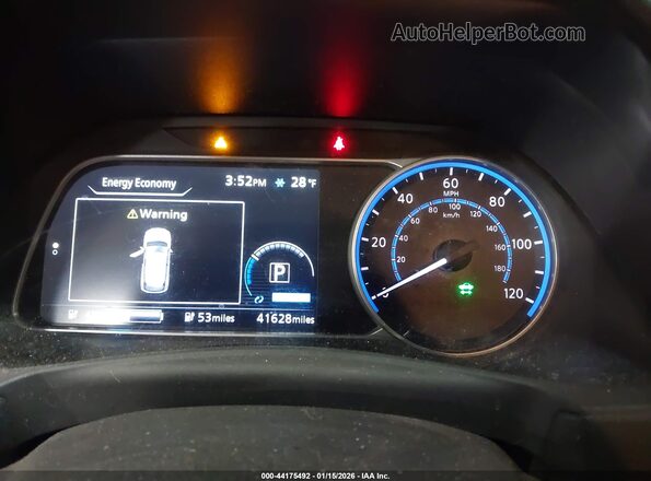 1N4AZ1CP4JC317794 2018 NISSAN LEAF Белый Вид задних сидений
