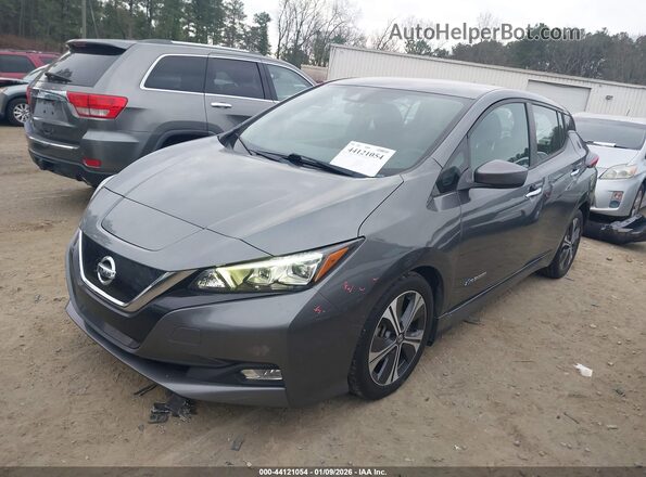 1N4AZ1CP7JC305364 2018 NISSAN LEAF Gray Przód lewy
