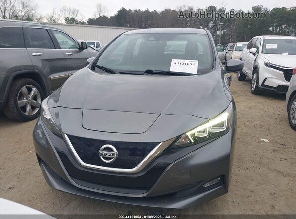 1N4AZ1CP7JC305364 2018 NISSAN LEAF Gray Widok zestawu wskaźników