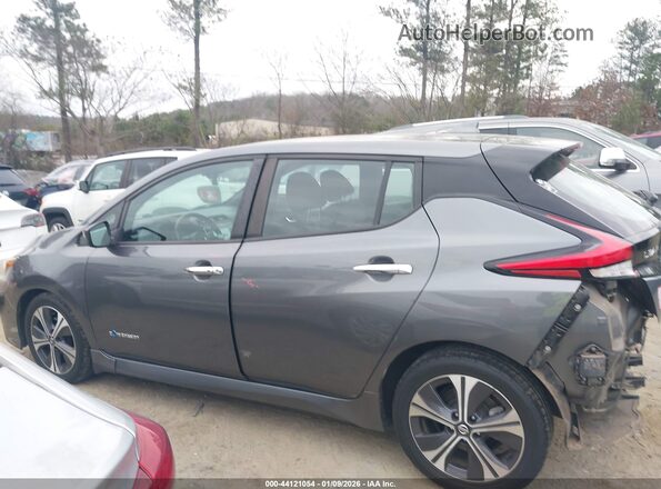 1N4AZ1CP7JC305364 2018 NISSAN LEAF Gray Widok wnętrza 360 stopni