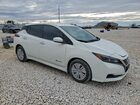 2018 Nissan Leaf S White vin: 1N4AZ1CP7JC309396