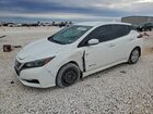 2018 Nissan Leaf S White vin: 1N4AZ1CP7JC309396