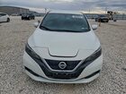 2018 Nissan Leaf S White vin: 1N4AZ1CP7JC309396