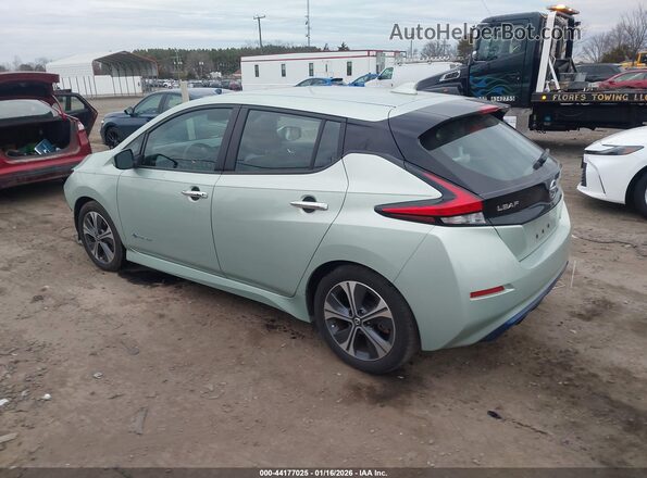 1N4AZ1CP8JC307222 2018 NISSAN LEAF Зеленый Задняя левая четверть