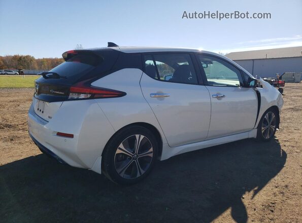 1N4AZ1CP9LC306258 2020 NISSAN LEAF White Trasero derecho