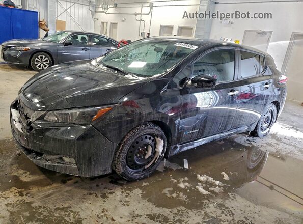 1N4AZ1CPXJC309280 2018 NISSAN LEAF Black Передня ліва чверть