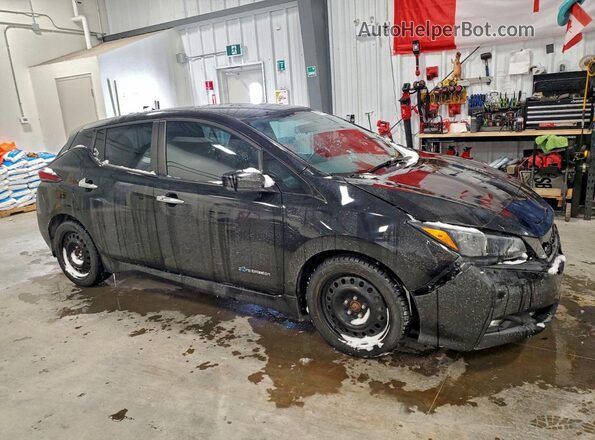 1N4AZ1CPXJC309280 2018 NISSAN LEAF Black Передня права чверть