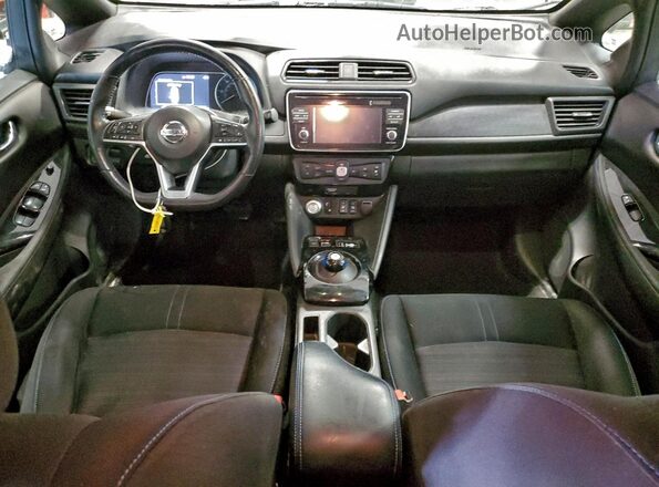 1N4AZ1CPXJC309280 2018 NISSAN LEAF Black Вид панелі приладів