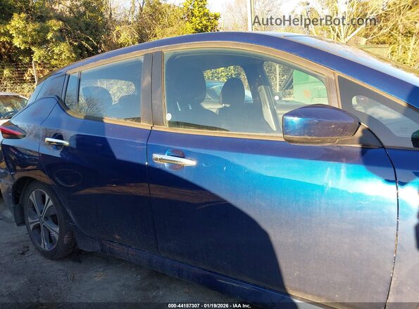 1N4AZ1CV4NC563376 2022 NISSAN LEAF Синий Вид задней части салона