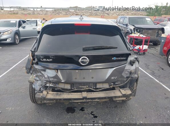 1N4AZ1CV6MC556329 2021 NISSAN LEAF Черный Вид спереди