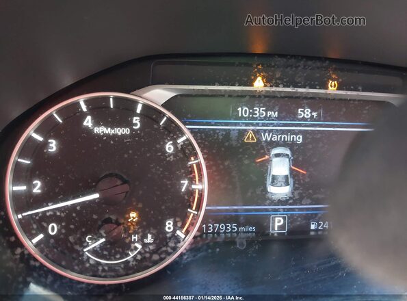 1N4BL4CV2KC173346 2019 NISSAN ALTIMA White Widok tylnych siedzeń