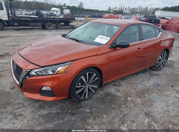 1N4BL4CV3NN358434 2022 NISSAN ALTIMA Оранжевый Передняя левая четверть