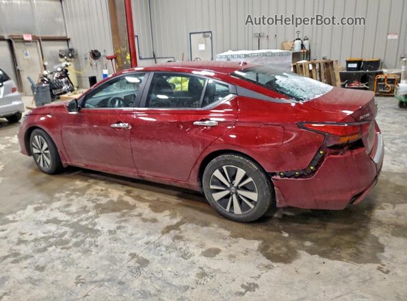 1N4BL4DV8NN379486 2022 NISSAN ALTIMA Темно-бордовый Задняя левая четверть