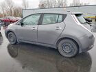 2017 Nissan Leaf S Серый vin: 1N4BZ0CP0HC300435