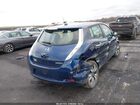 2016 Nissan Leaf Sl Blue vin: 1N4BZ0CP1GC312480