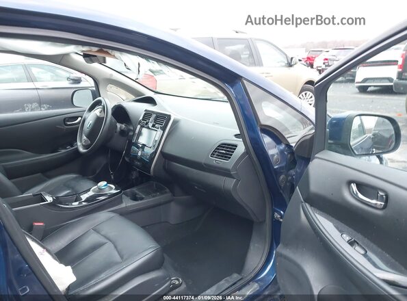 1N4BZ0CP1GC312480 2016 NISSAN LEAF Blue Widok wnętrza z przodu