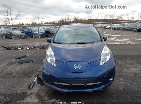 1N4BZ0CP1GC312480 2016 NISSAN LEAF Blue Widok zestawu wskaźników