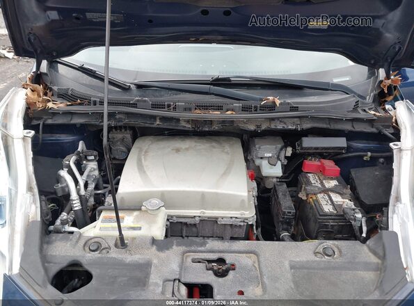 1N4BZ0CP1GC312480 2016 NISSAN LEAF Blue Widok z tyłu