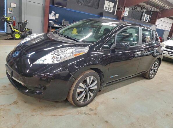 1N4BZ0CP1GC314293 2016 NISSAN LEAF Black Передня ліва чверть