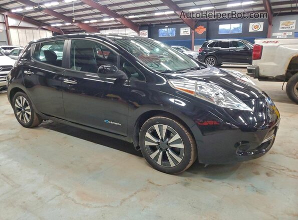 1N4BZ0CP1GC314293 2016 NISSAN LEAF Black Передня права чверть